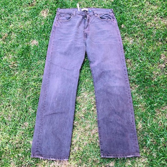 Levi’s 501 Gray Denim Button Fly Denim Jeans Class